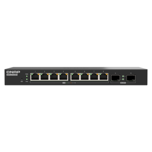 QNAP switch QSW-L2110-10T (8x 2,5GbE port, 2x 10GbE port, Lite Managed) QSW-L2110-10T