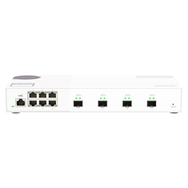 QNAP riadený switch QSW-M2106-4S (6x 2,5GbE RJ45 a 4x 10GbE SFP+) QSW-M2106-4S