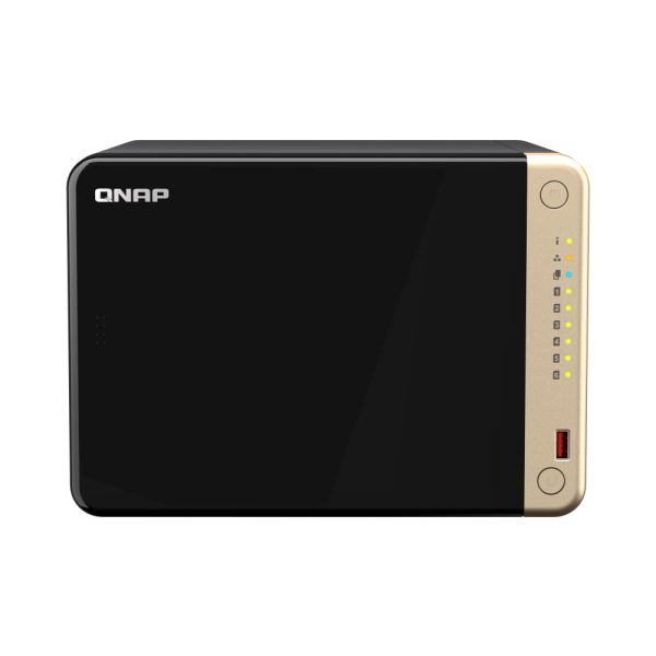 QNAP TS-664-8G (4core 2,9 GHz, 8GB RAM, 6xSATA, 2x M.2 NVM slot, 1xPCIe, 1xHDMI 4K, 2x2,5GbE, 4xUSB) TS-664-8G