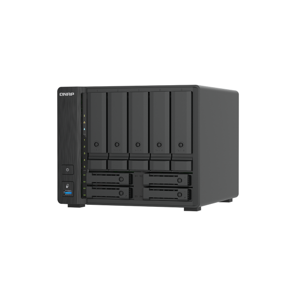QNAP TS-h966TX-8G (i3 6core, ZFS, 8GB RAM, 5x 3,5" SATA + 4x 2,5" U.2, 2x 2,5GbE, 2x Thunderbolt 4)