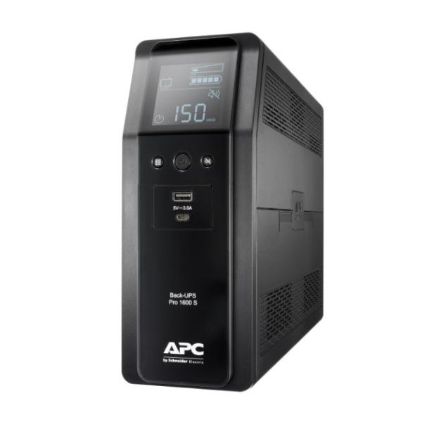 APC Back UPS Pre BR 1600VA, Sinewave, 8 Outlets, AVR, LCD interface BR1600SI