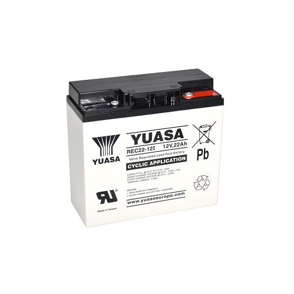 Batérie YUASA REC22-12I (12V; 22Ah; cyklické) 13747