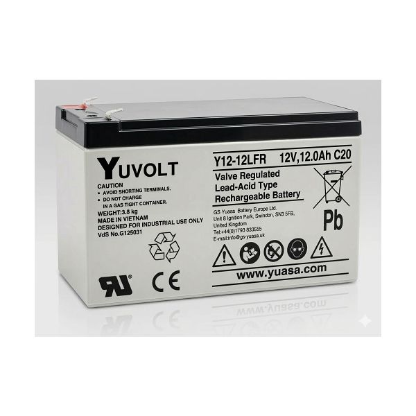Yuasa YUVOLT Y12-12FR F2 VdS (12V; 12Ah) 15052
