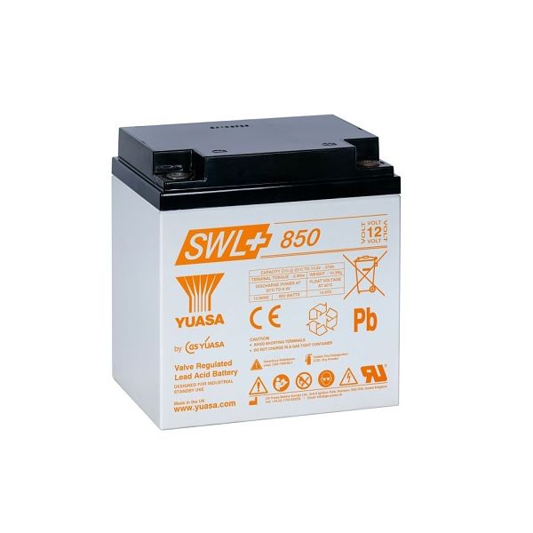 Batérie YUASA SWL+850 (12V, 28,8Ah, životnosť 15 rokov a viac) 15009