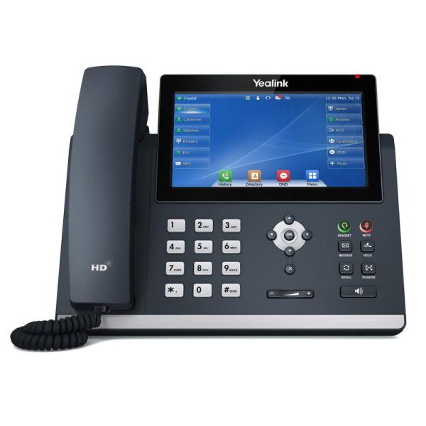 Yealink SIP-T48U SIP telefón, PoE, 7" 800x480 LCD, 29 prog.tl., 2xUSB, GigE SIP-T48U