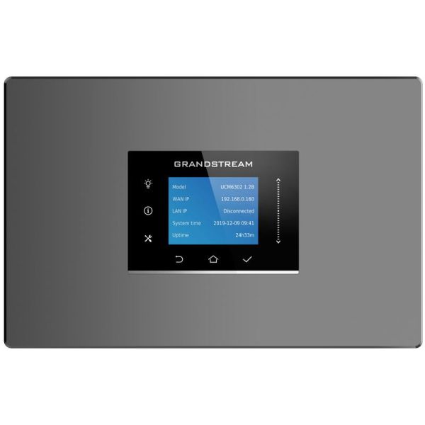 Grandstream UCM6302 VoIP PBX, 1000 užív., 150 súb. hov., videokonf. 20úč., 2xFXO, 2xFXS porty UCM6302
