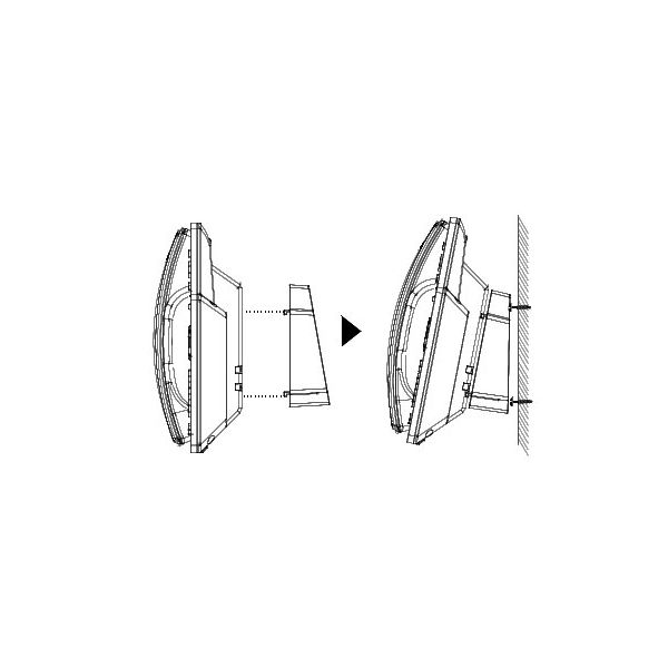 Grandstream držiak pre montáž na stenu pre GRP2614/2615/2616/GXV3350 GRP_WM_L