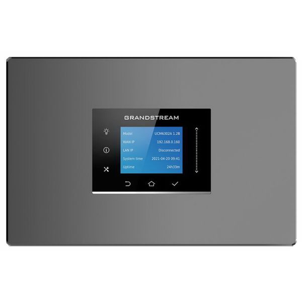 Grandstream UCM6302 Audio VoIP PBX, 500 užív., 75 súb. hov., audiokonf. 75úč., 2xFXO, 2xFXS port UCM6302A