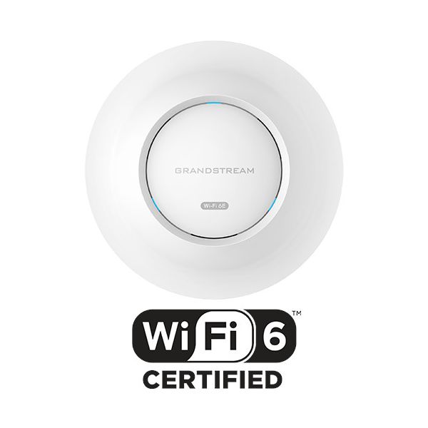 Grandstream GWN7665 AP, Wi-Fi 6E, 802.11ax, Tri Band 2x2:2 MU-MIMO DL/UL OFDMA, 384 klientov, 48 SSID GWN7665