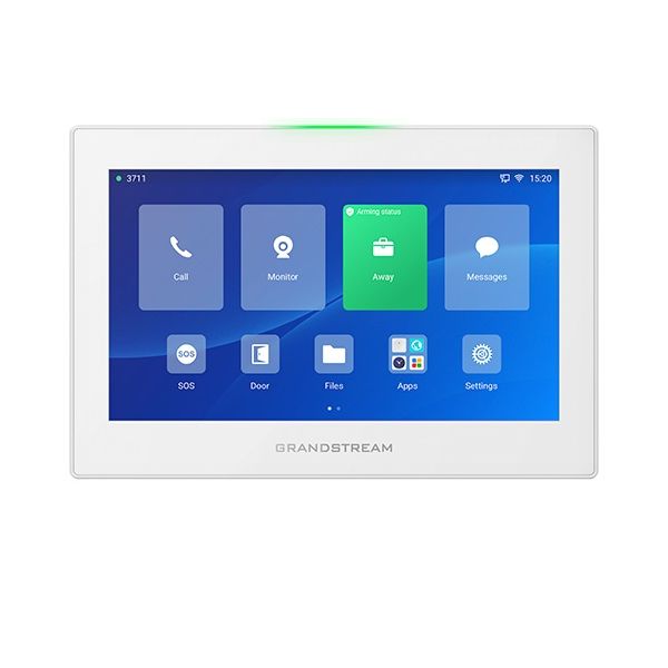 Grandstream GSC3574 SIP interkom a riadiaca stanica, 7" dotyk.obrazovka, Wi-Fi 6, BT, 6 SIP účtov, biely GSC3574