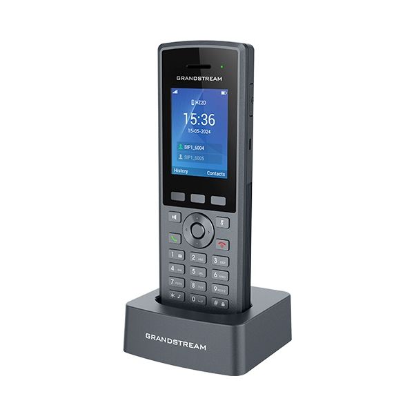 Grandstream DP735 SIP DECT odolná rúčka, 20 SIP účtov, IP67, 65 hodín hovoru, 2,4" farebný LCD DP735