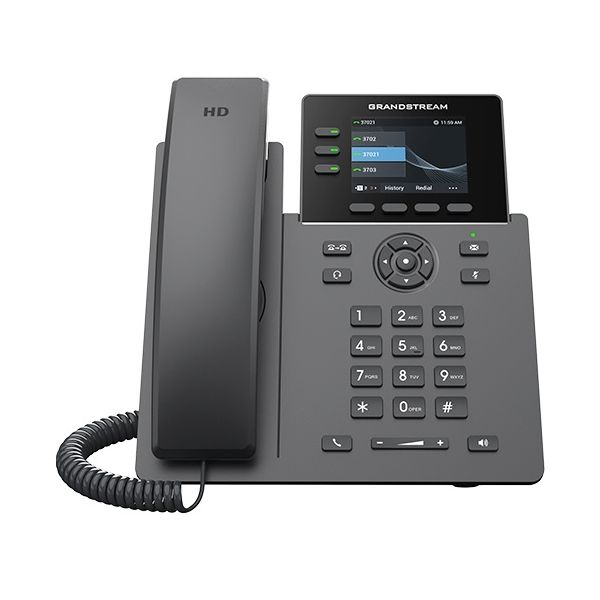 Grandstream GRP2611G SIP telefón, 3 účty, PoE, 12BLF kľúčov, gigabit port GRP2611G