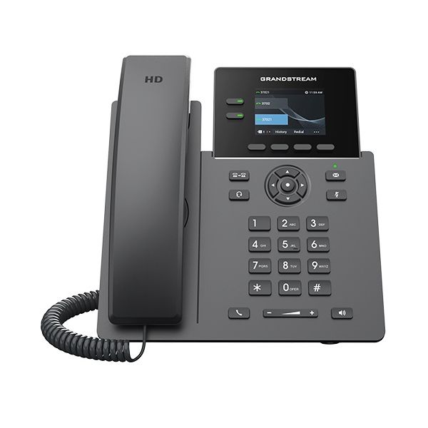 Grandstream GRP2610P SIP telefón, 2 linky, 8 VPK, farebný LCD, 2 SIP účty, PoE GRP2610P