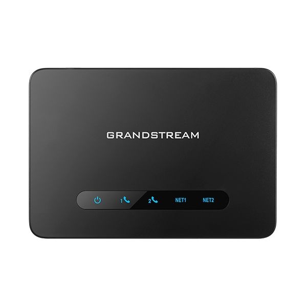 Grandstream HT812 (ATA), 2x FXS, 2 SIP účty, 1x Gbit LAN, NAT router, 3-cestná konf., auto-provis. HT812_V2