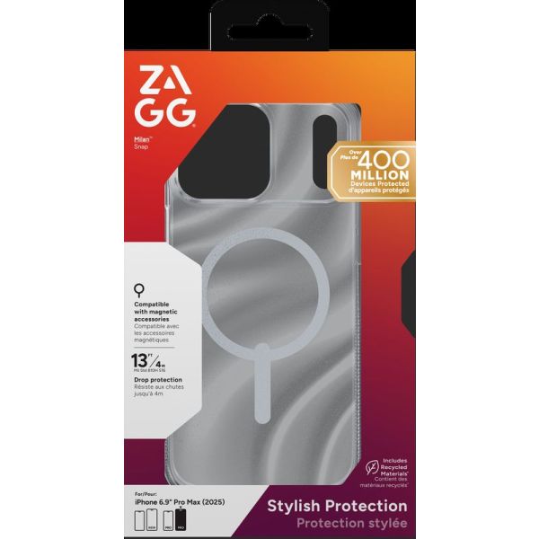 ZAGG Ochranný kryt Milan Snap Apple 17 Pro Max Glitter Swirl 702318995