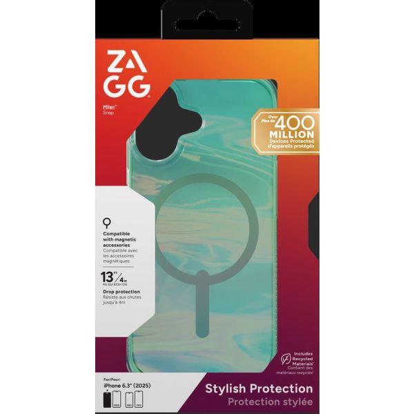 ZAGG Ochranný kryt Milan Snap Apple 17 Iridescent Oil Slick 702319008