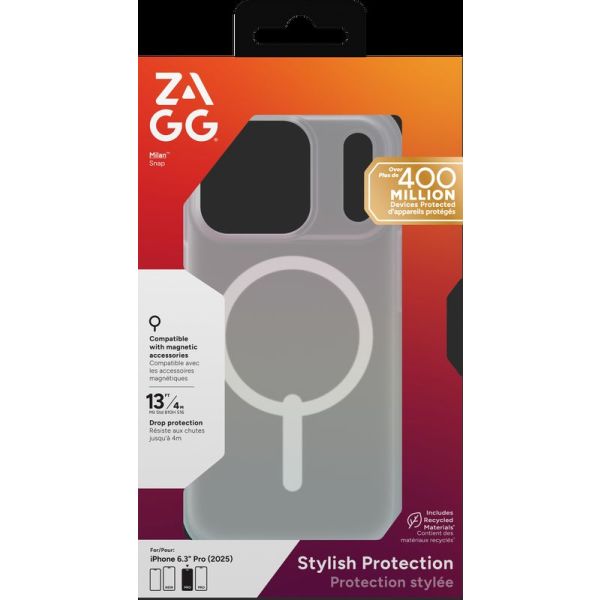 ZAGG Ochranný kryt Milan Snap Apple 17 Pro Iridescent 702319018
