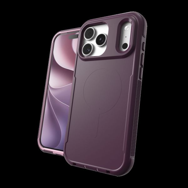 Case Teton Snap with Kickstand and Holster pre Apple iPhone 18 Pro / 17 Pro - Aubergine