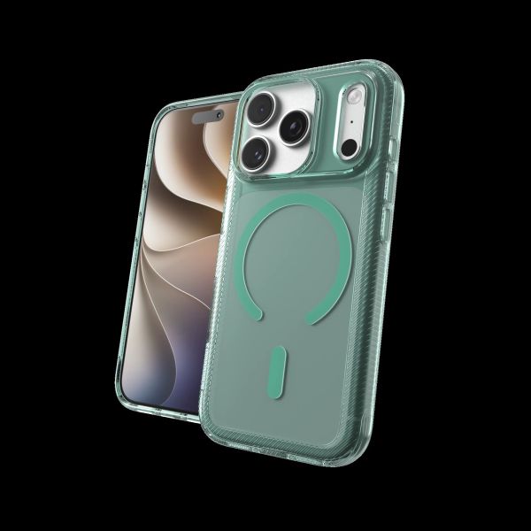 Case Luxe Snap pre Apple iPhone 18 Pro / 17 Pro - Jelly Mint (Tinted)