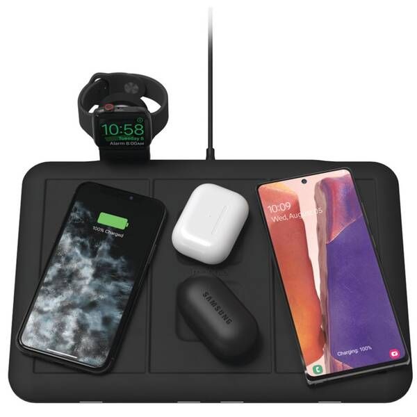 Mophie 4v1 bezdrôtová podložka - čierna 401306599
