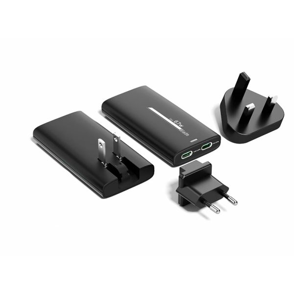 ER POWER Dual Travel Slim Charge 67W - 2xUSB-C ERPW67G2CST-BK