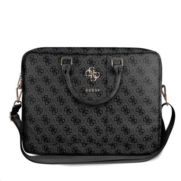 Guess PU 4G Metal Logo Taška na Notebook 15/16" Grey 3666339005405