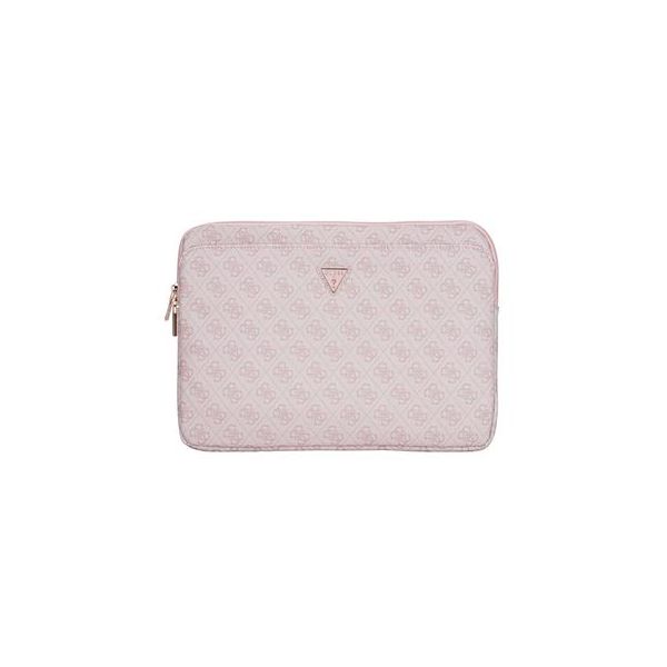 Guess PU 4G Triangle Logo Obal pre Notebook 14" Pink 3666339310295