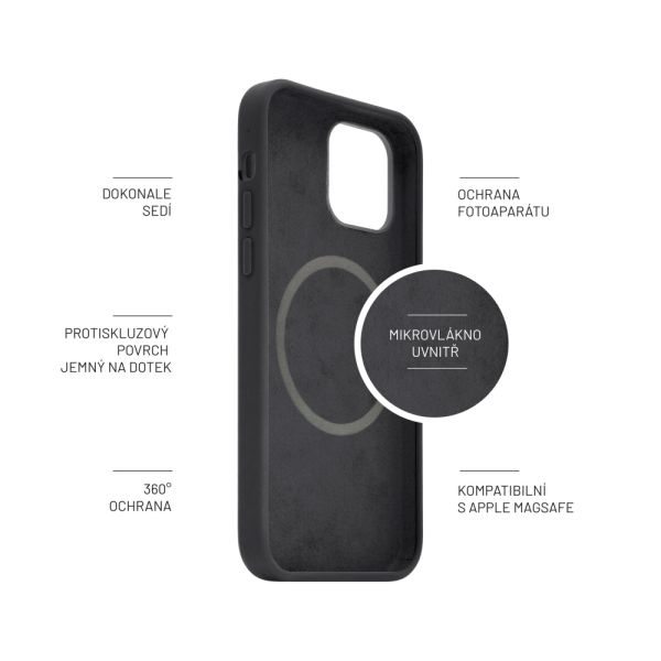 FIXED MagFlow Apple iPhone 14+, čierny FIXFLM-929-BK