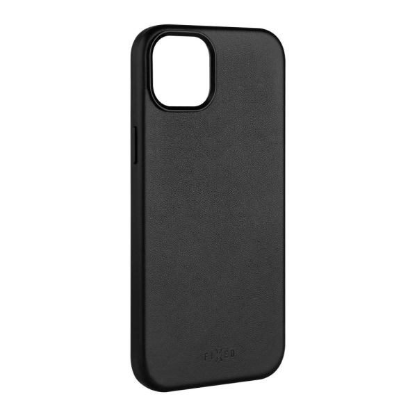 FIXED MagLeather kožený kryt iPhone 15+ černý FIXLM-1201-BK