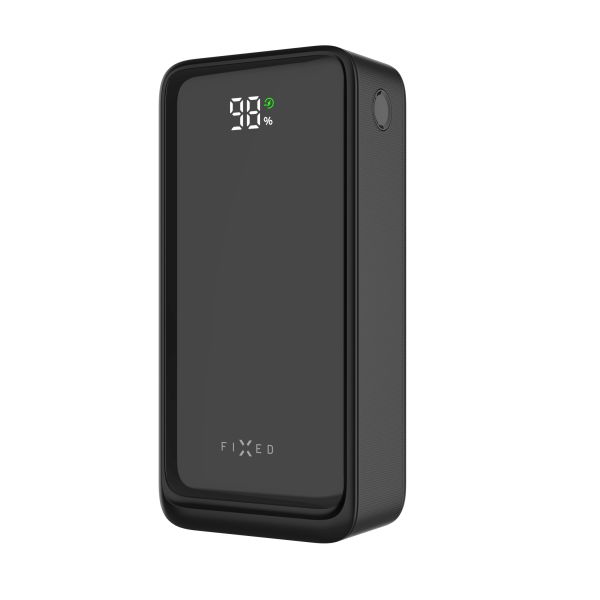 Powerbanka FIXED Zen2, LCD, 20 W PD, 30 000 mAh FIXZEN2-30-BK