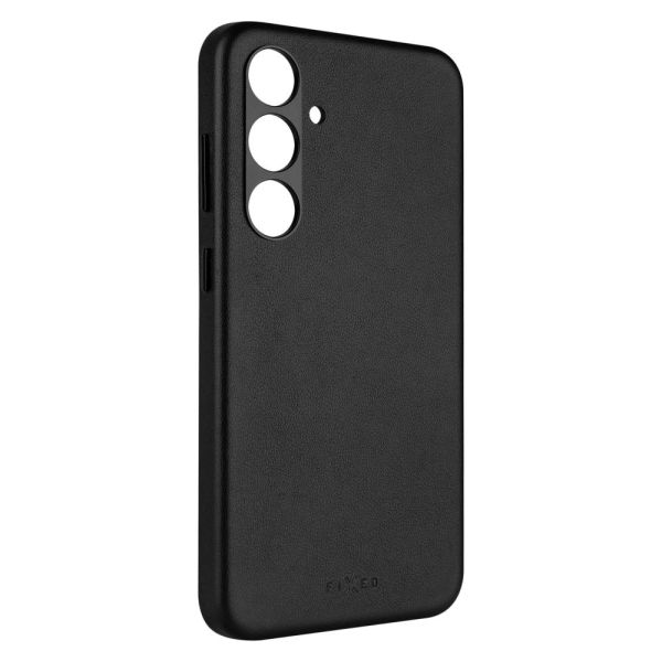 Kryt FIXED MagLeather MagSafe Galaxy S24+, čierny FIXLM-1257-BK