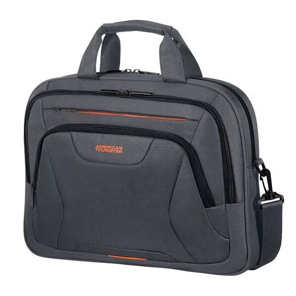 Taška na notebook, 15,6", AMERICAN TOURISTER "AT Work", čierna-oranžová
