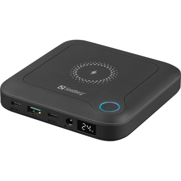 Sandberg All-in1 Laptop Powerbank 25000, čierny 421-46