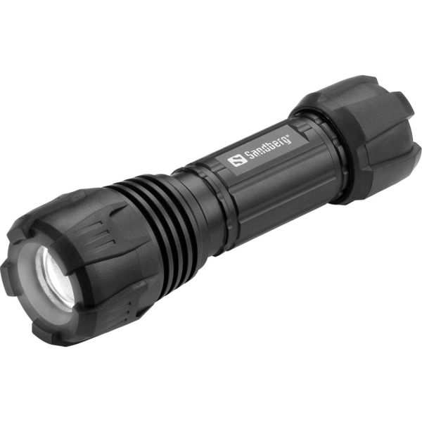 Sandberg Survivor Torch, svietidlo na AAA, čierna 421-07
