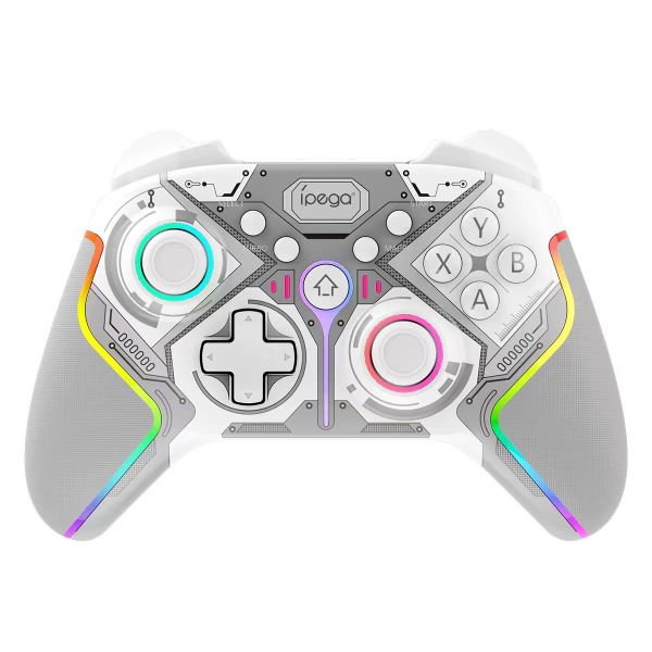 iPega 9666BH Bluetooth RGB Gamepad pre Android/iOS/PS3/PS4/PC/N-Switch White 6974363712372