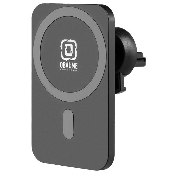 OBAL:ME MagNetix Plate Bezdrôtový Nabíjací Držiak do Auta 15W Black 8596311299728
