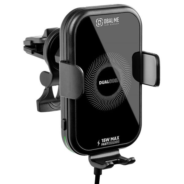OBAL:ME GravCharger Bezdrôtový Nabíjací Držiak do Auta 15W Black 8596311256028