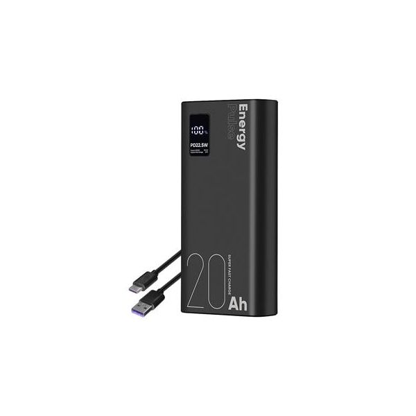 OBAL:ME EnergyPulse Powerbanka 20000mAh 22.5W Black 8596311240652