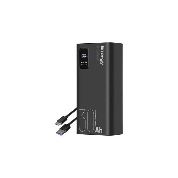 OBAL:ME EnergyPulse Powerbanka 30000mAh 22.5W Black 8596311240669