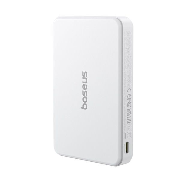 Baseus Airpow 2 22.5W Qi2 Magnetická Powerbanka 10000mAh Moon White 6932172676995