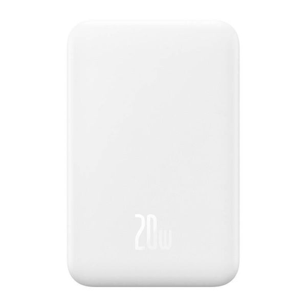 Baseus power banka Mini s bezdrôtovým nabíjaním 5000 mAh 20W USB-C biela 6932172636210