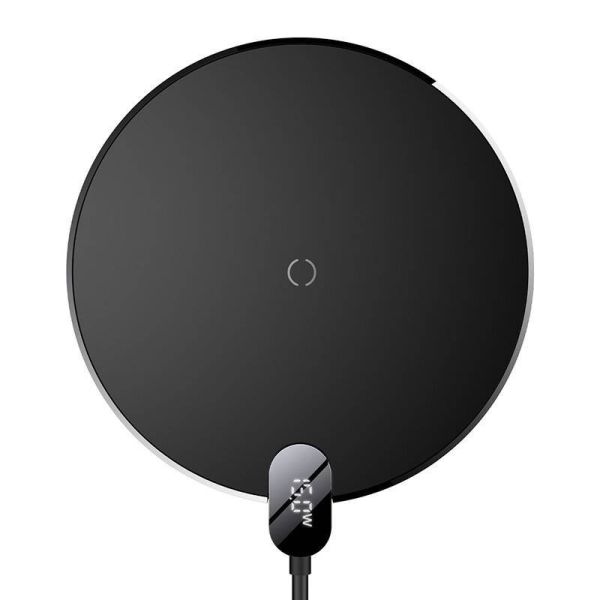Baseus Digital LED Displej Gen 2 Bezdrôtová Nabíjačka 15W Black 6932172602208