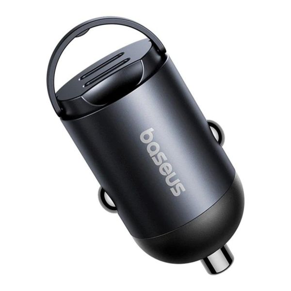Baseus Tiny Star Mini Nabíjačka do Auta USB-C/USB-C 30W Cosmic Black 6932172677190