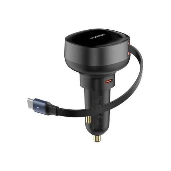 Baseus Enjoyment Pro Nabíjačka do Auta USB-C 60W Cluster Black 6932172641658