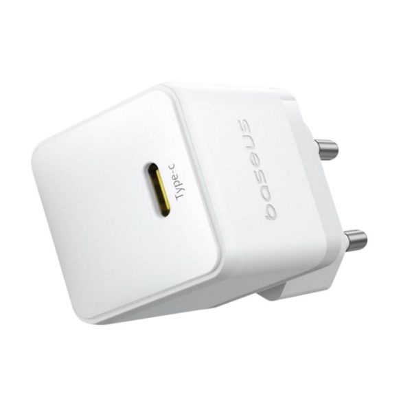 Baseus Rýchlonabíjačka do siete Palm 20W USB-C PD QC 3.0 biela 6932172672942