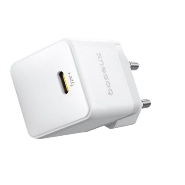 Baseus Rýchlonabíjačka do siete Palm 30W USB-C PD QC 3.0 biela 6932172672768