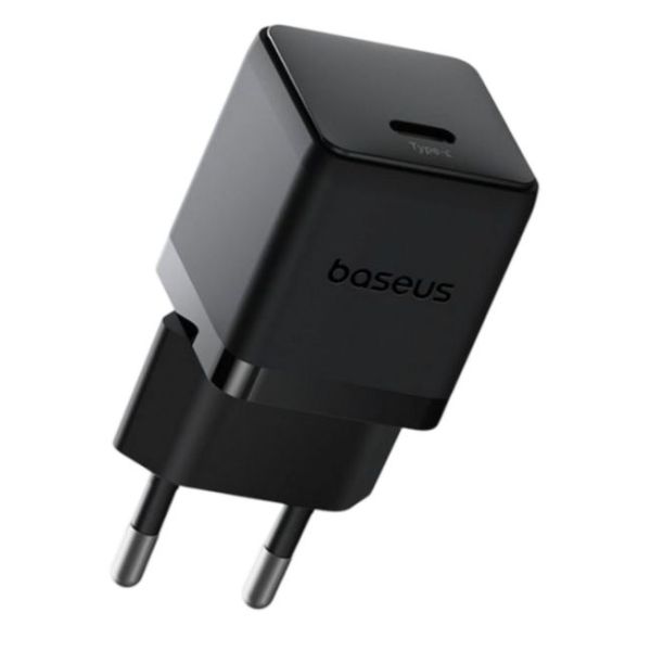 Baseus Rýchlonabíjačka do siete PicoGo GaN 45W USB-C PD čierna 6932172678364