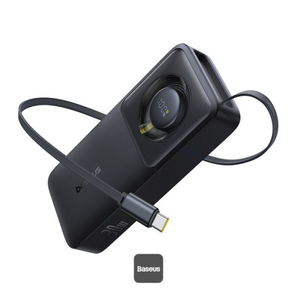 Baseus Powerbanka OS Free2Pull 10000mAh 30W čierna 6932172659653