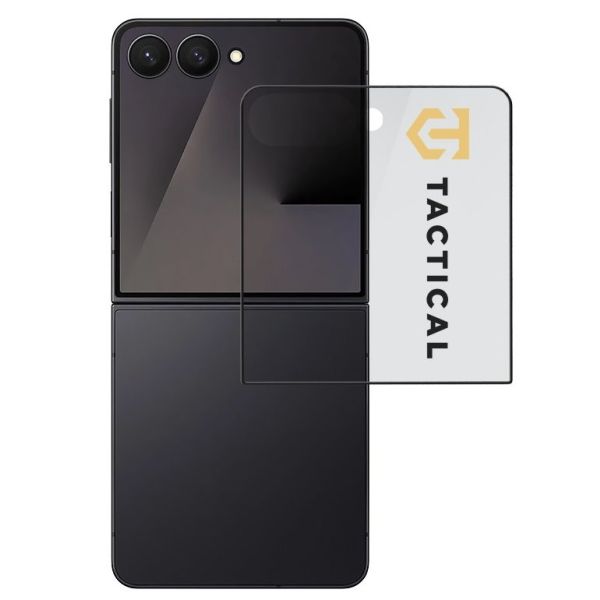 Tactical Glass Shield 5D sklo (Vonkajšie) pre Samsung Galaxy Z Flip 7 Black 8596311296314