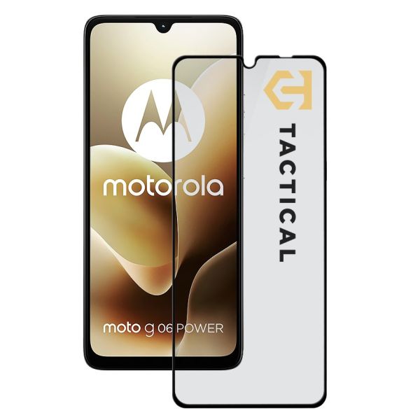 Tactical Glass Shield 5D sklo pre Motorola Moto G06/G06 Power Black  8596311299704